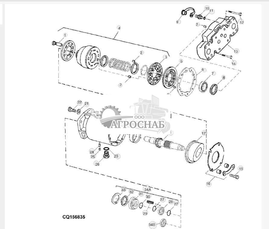 Hydrostatic Motor, Components 